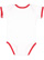 INFANT BOW TIE BODYSUIT White/Red/Navy-White Stripe Back