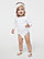 INFANT LONG SLEEVE BODYSUIT  MODEL-BACK