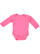 INFANT LONG SLEEVE BODYSUIT Hot Pink Open