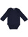 INFANT LONG SLEEVE BODYSUIT Navy Open