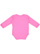INFANT LONG SLEEVE BODYSUIT Raspberry Back