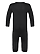 Infant Baby Rib One Piece Black Ghosted Back View