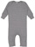 INFANT BABY RIB COVERALL Granite Heather 