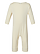 Infant Baby Rib One Piece Natural Ghosted Front View