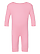 Infant Baby Rib One Piece Pink Ghosted Front View
