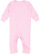 INFANT BABY RIB COVERALL Pink Open