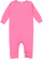 INFANT BABY RIB COVERALL Raspberry Open