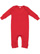 INFANT BABY RIB COVERALL Red 