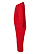 Infant Baby Rib One Piece Red Ghosted Side View