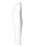 Infant Baby Rib One Piece White Ghosted Side View