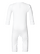 Infant Baby Rib One Piece White Ghosted Back View