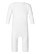 Infant Baby Rib One Piece White Ghosted Front View