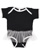 INFANT TUTU BABY RIB BODYSUIT Black/White Open
