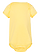 Infant Fine Jersey Bodysuit Butter Ghosted Front View