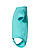 Infant Fine Jersey Bodysuit Caribbean Ghosted Side View