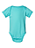 Infant Fine Jersey Bodysuit Caribbean Ghosted Front View