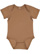 INFANT FINE JERSEY BODYSUIT Coyote Brown 