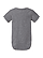 Infant Fine Jersey Bodysuit Granite Heather Ghosted Back View