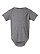 Infant Fine Jersey Bodysuit Granite Heather Ghosted Front View