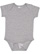 INFANT FINE JERSEY BODYSUIT Heather Open