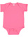 INFANT FINE JERSEY BODYSUIT Hot Pink Open