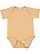 INFANT FINE JERSEY BODYSUIT Latte Open