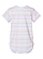 Infant Fine Jersey Bodysuit Lilac Stripe Ghosted Back View