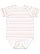 INFANT FINE JERSEY BODYSUIT Lilac Stripe Open