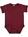 INFANT FINE JERSEY BODYSUIT Maroon Open