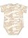 INFANT FINE JERSEY BODYSUIT Natural Camo Back