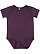 INFANT FINE JERSEY BODYSUIT Plum Open