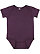 INFANT FINE JERSEY BODYSUIT Plum 