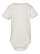 Infant Fine Jersey Bodysuit Porcelain Ghosted Front View
