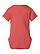 Infant Fine Jersey Bodysuit Passionfruit Ghosted Back View