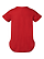Infant Fine Jersey Bodysuit Red Ghosted Back View