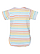 Infant Fine Jersey Bodysuit Rainbow Stripe Ghosted Back View