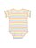 INFANT FINE JERSEY BODYSUIT Rainbow Stripe Back