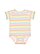 INFANT FINE JERSEY BODYSUIT Rainbow Stripe 
