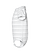 Infant Fine Jersey Bodysuit Shadow Stripe Ghosted Side View