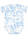 INFANT FINE JERSEY BODYSUIT Sky Tie Dye Open