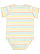 INFANT FINE JERSEY BODYSUIT Sunkissed Stripe Back