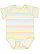 INFANT FINE JERSEY BODYSUIT Sunkissed Stripe Open