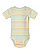 Infant Fine Jersey Bodysuit Sunkissed Stripe Ghosted Front View