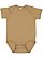 INFANT FINE JERSEY BODYSUIT Vintage Coyote Brown 