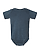 Infant Fine Jersey Bodysuit Vintage Denim Ghosted Front View
