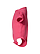 Infant Fine Jersey Bodysuit Vintage Hot Pink Ghosted Side View