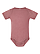 Infant Fine Jersey Bodysuit Vintage Mauvelous Ghosted Front View