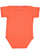 INFANT FINE JERSEY BODYSUIT Vintage Orange Back