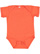 INFANT FINE JERSEY BODYSUIT Vintage Orange Open