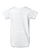 Infant Fine Jersey Bodysuit White Reptile Ghosted Back View